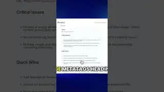 AI Agent - Automated Technical SEO Audit