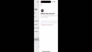 DORA DATING APP - how to delete an account