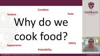 DT Food - Year 7 - Term 4 - Cooking methods