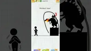 Draw 2 Save - Draw One Line to Solve #gamra #game #shorts