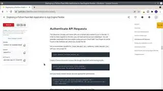 Qwiklabs: Deploying a Python Flask Web Application to App Engine Flexible