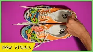 Custom painted Vans - Drew Visuals