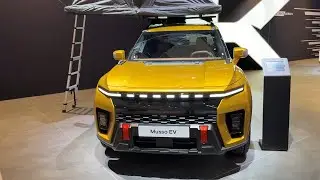New KGM Musso EV (2026) &ndash; The First Electric 4x4 Pickup from Korea! | Walkaround (Brussels)