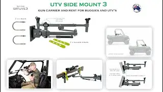 Подставка для оружия для Polaris Ranger - SmartRest UTV Side Mount 3