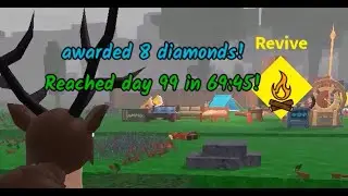Survive in 99 Nights in the Forest! Hard Mode! Reached 350 Days! Roblox! Best Moments!