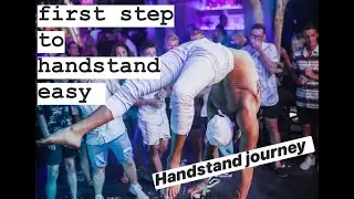How to do HANDSTAND (safe & easy) outside for BEGINNERS!! 🤸&zwj;♂️💪