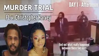 Apathetic Christopher Harvey On Trial For Murder of Ex GF Rodrica Hill - Day 1 Afternoon