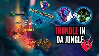 Trundle is the KING OF CHEESE in the jungle - TRUNDLE vs. WARWICK