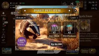 COMEBACK BERMAIN SERIGALA LANGSUNG DI KASIH PENAWARAN ITEM GOOD || THE WOLF