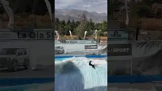 La Ola Mall Sport Santiago, Chile FlowRider Barrel Practice Wednesday World Championship DJI Air 3