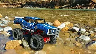 I modified my LEGO Technic 41999 crawler with RC tires and it became a beast! (natural sound ASMR)