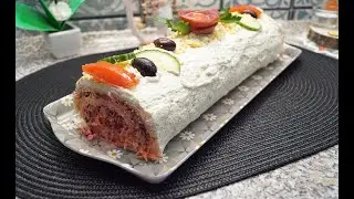 سلاطة رولي 👌بالتوست 🍞 بطريقة سهلة و راقية شكلا و مذاقا 👍 بزاف بزاف بنينة 😋 بالتونة و الخضر 