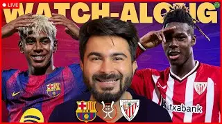 Barcelona v Athletic Club Spanish Super Cup Semis Watchalong LIVE | TFHD
