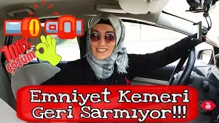 Emniyet Kemeri Sarmıyor / 25 TL İle Emniyet Kemeri Tamiri / Emniyet Kemeri Sarma Sorunu