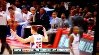 Mario Chalmers flop vs Clippers 02/05/14