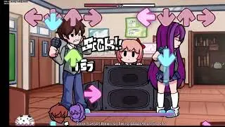 Silver Lining but the Protagaonist and the Doki girls sing it fnf cover