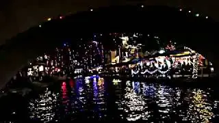 San Antonio River Walk by Boat, Christmas Lights Holiday Spirit!
