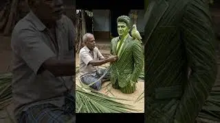 Handmade coconut leaf statue of Appu❤️