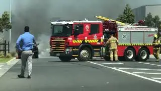Car Fire Costco 2