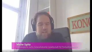 Digitale &Uuml;berwachung? Grundrechte in der Corona-Krise | u.a. mit Malte Spitz | Digital Lunch Session