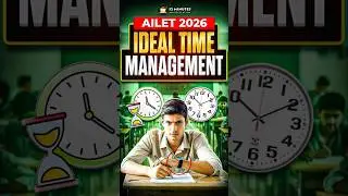 AILET 2026 Time Management Tips #ailet2026