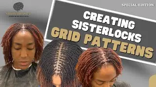 Creating Sisterlocks Grid Patterns After One Year Of Being Locked
