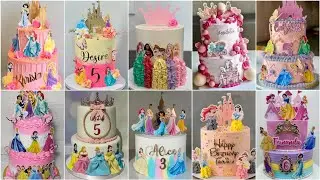 💃Birthday Cake Photo/Princess Cake/Princess Cake Design//Disney Princess Cake/Cake Design