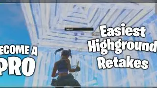 The Easiest HIGHGROUND  RETAKE in fortnite ( for beginners and pros ) #fortnite #retakes #easy
