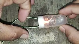 Experiment home made filament bulb experiment