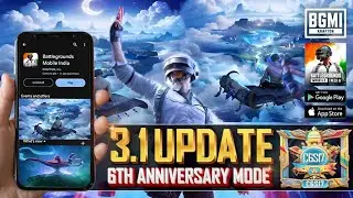 PUBG 6thAnniversary | BGMI 3.1 Update: ALL NEW FEATURES, ArabianNights Mode Gameplay, Magic Carpet,