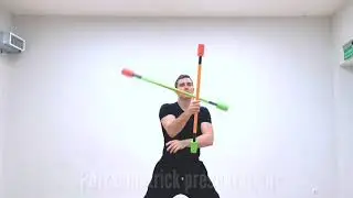Doublestaffs tutorial - throws two staffs from one hand | Staff Doctor Tutorial |