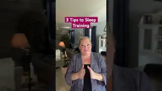 Do you struggle with sleep training your little one? Learn 3 sleep tips for better rest. #babyhacks