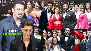 Celeb Jam IIFA Green carpet Day 3 -UNCUT | Hrithik, Salman,Ritesih,Fardeen,Jacquiline,Vicky,Abhishek