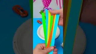 🎨 EASY Paper Plate CRAFT Idea! #shorts #kids
