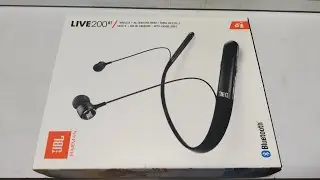 JBL LIVE 200BT Wireless in-ear Neckband Headphone, Black