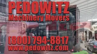Pedowitz Machinery Movers NYC Trucking Rigging Company Bobst Printer For Export Brooklyn
