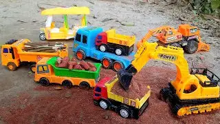 🔴Jcb gadi, Excavator, Mixer Truck, gadi toy car, truck, gadi wala, robot truck, Feb 1, 202610:25 PM