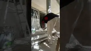 Acabado en columnas (redondas) #cancun #acabadosdeconstrucci&oacute;n #estuco #viral #obracivil #
