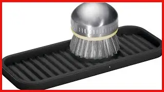 iDesign Lineo BPA-Free Flexible Silicone Soap and Sponge Tray - 9