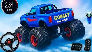 🔥 Extreme Monster Truck Showdown | Sky Road Racing & Epic Crash Moments 💨 part-1