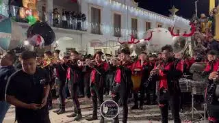esto 😮le sucedió 😱a banda 🥁la diabla👹en la calenda de luces 🎆🎇soledad etla 2025🎺