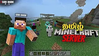 A Minecraft rested Tamil server Gamplay With friends | visiting our server | in தமிழ் | #minecraft
