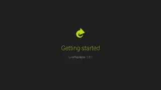 Getting started with LiveReplayer 1.9.1