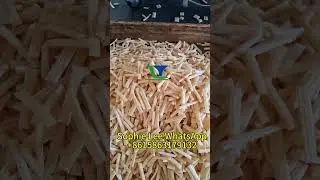 Fried Crispy Snacks Sticks Wavy Chips Machine #foodextruder #factory #machine #extruder #jinanarrow