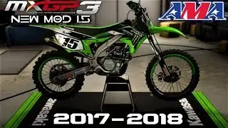 MXGP3 - MOD 1.5 | New Kawasaki Bike Pack 2017/2018 | Video Tutorial MOD Install