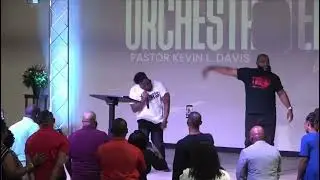 Pastor Kevin L. Davis at his Spiritual Father Apostle Keith Curry church in Jacksonville NC