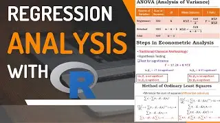 Regression Analysis with R - PART ONE (detailed explanation)