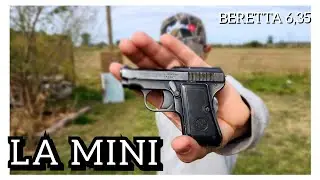 Pistola de defensa !!! Probando pistola  Beretta. calibre 6.35