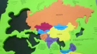 Asia map puzzle