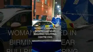 Woman stabbed in Birmingham near Bullring shopping centre dies